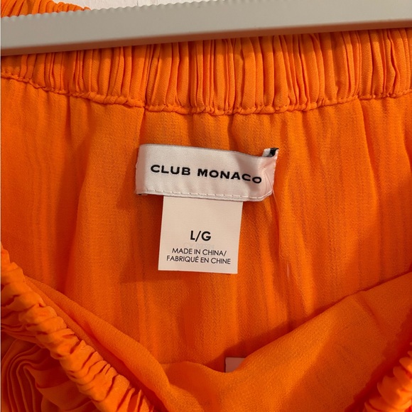 Club Monaco Vibrant Orange Midi Skirt - Picture 3 of 4
